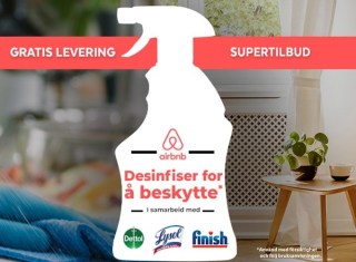 Våra samarbeten | Lysol & Airbnb